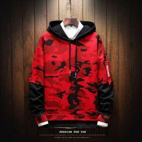 Cotton Blend Solid Half Sleeves Red T-Shirts