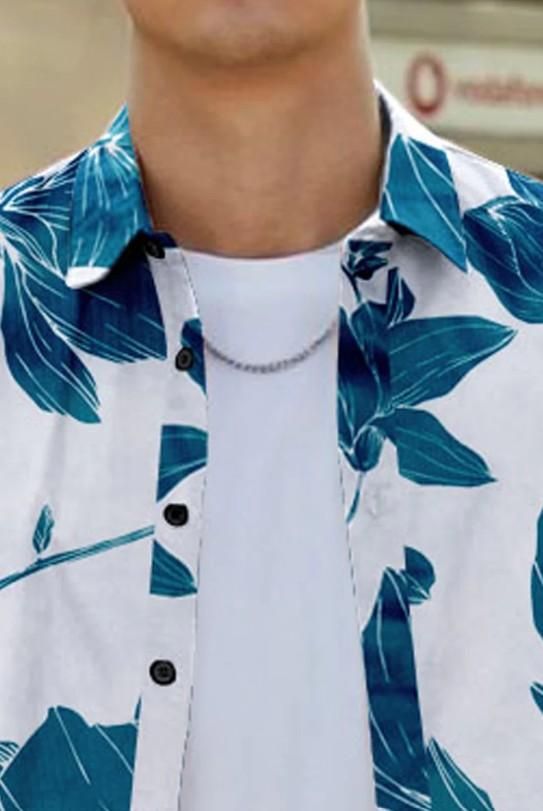Men's Printed Half Sleeves Casual Shirt