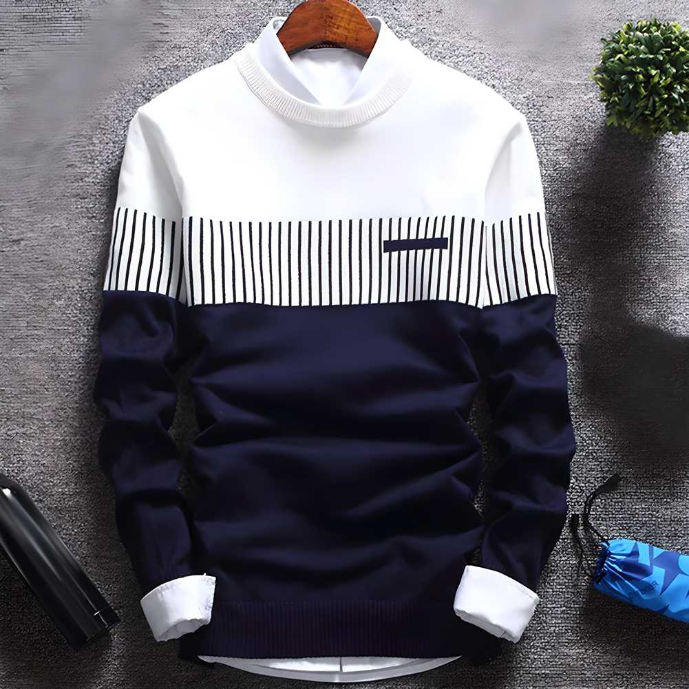 Cotton Blend navy color Full Sleeves T-Shirts