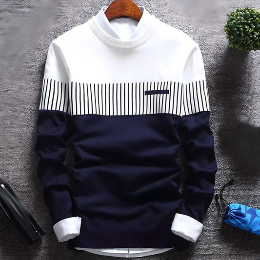 Cotton Blend navy color Full Sleeves T-Shirts