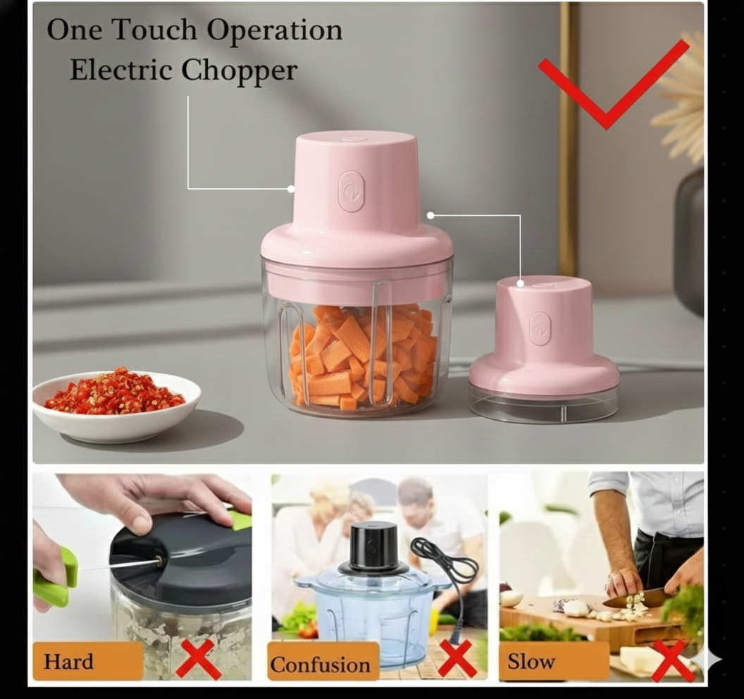 Electric Mini Garlic Chopper